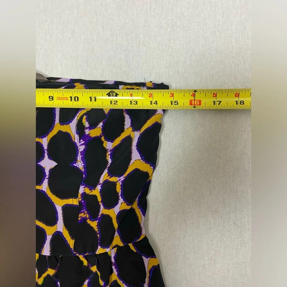 Charlie Jade 100% silk strapless party cocktail dress  Sz XS - Picture 7 of 9